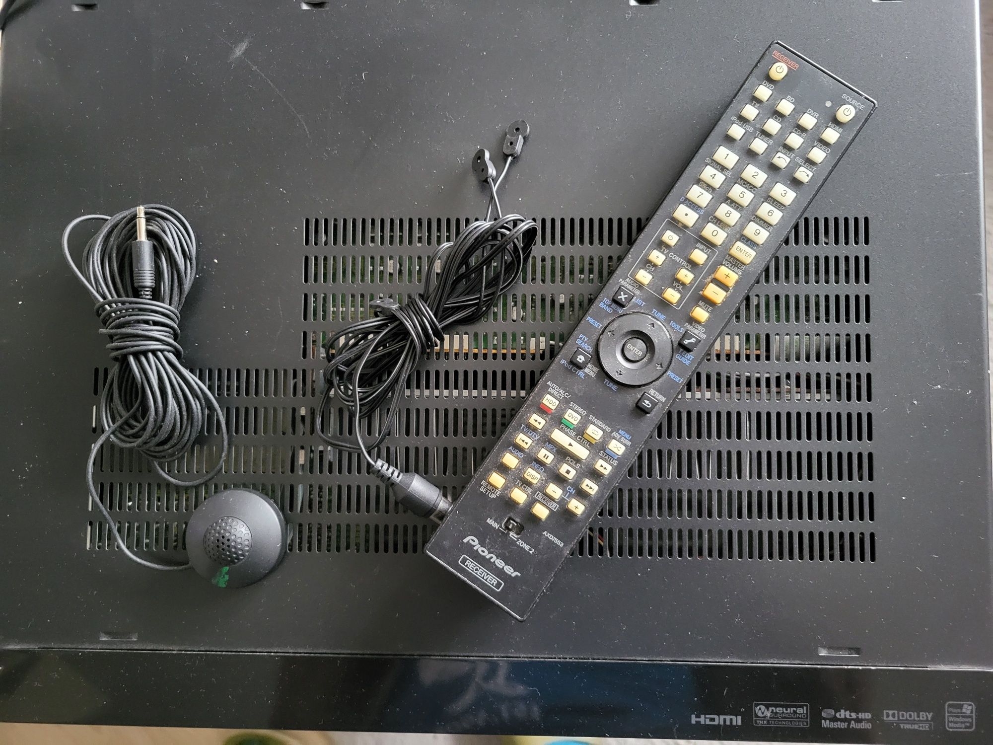Amplituner Pioneer VSX-919AH pilot mikrofon antena