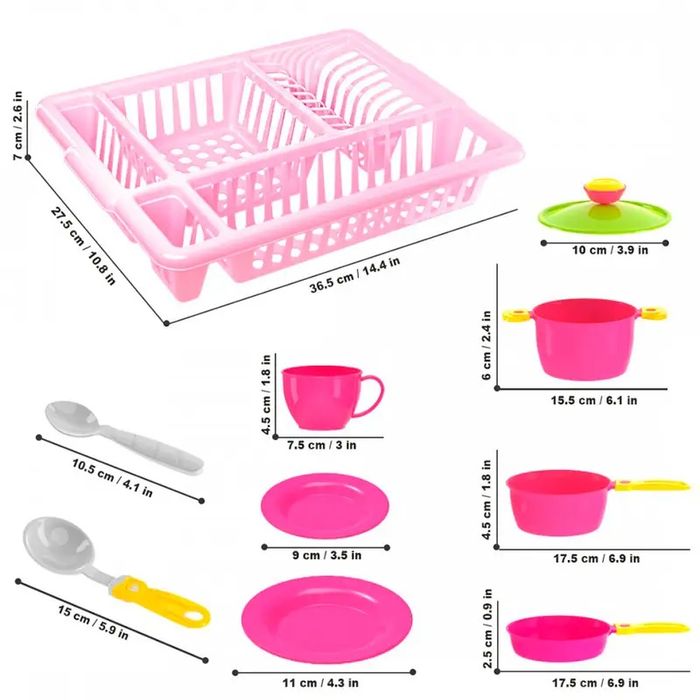Набір посуду / кухонний іграшковий набір посуду для ігор