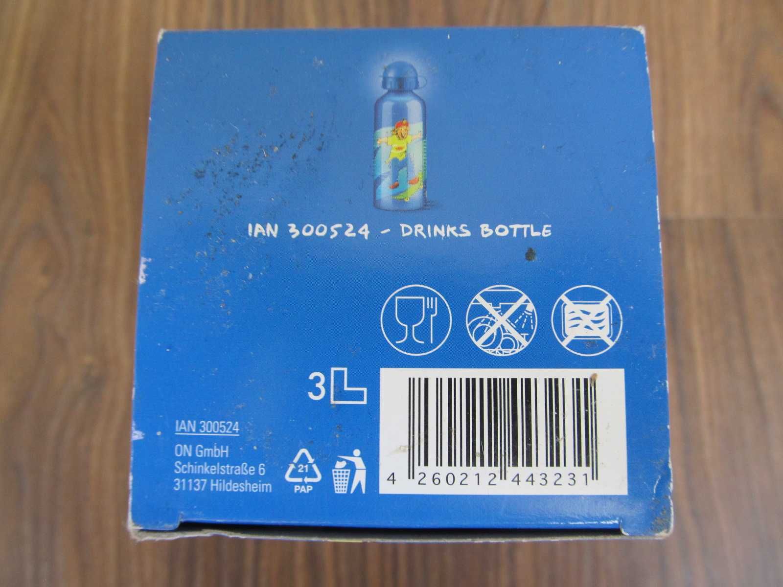 NOWA Aluminiowa butelka na napoje LIDL
