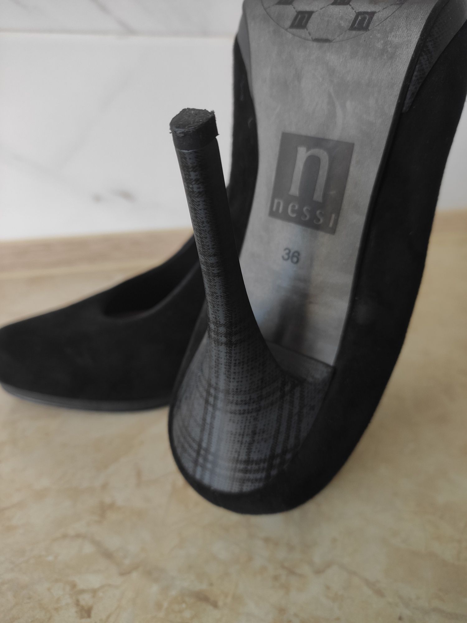 туфли женские nessi (каблук 10 см ) новые