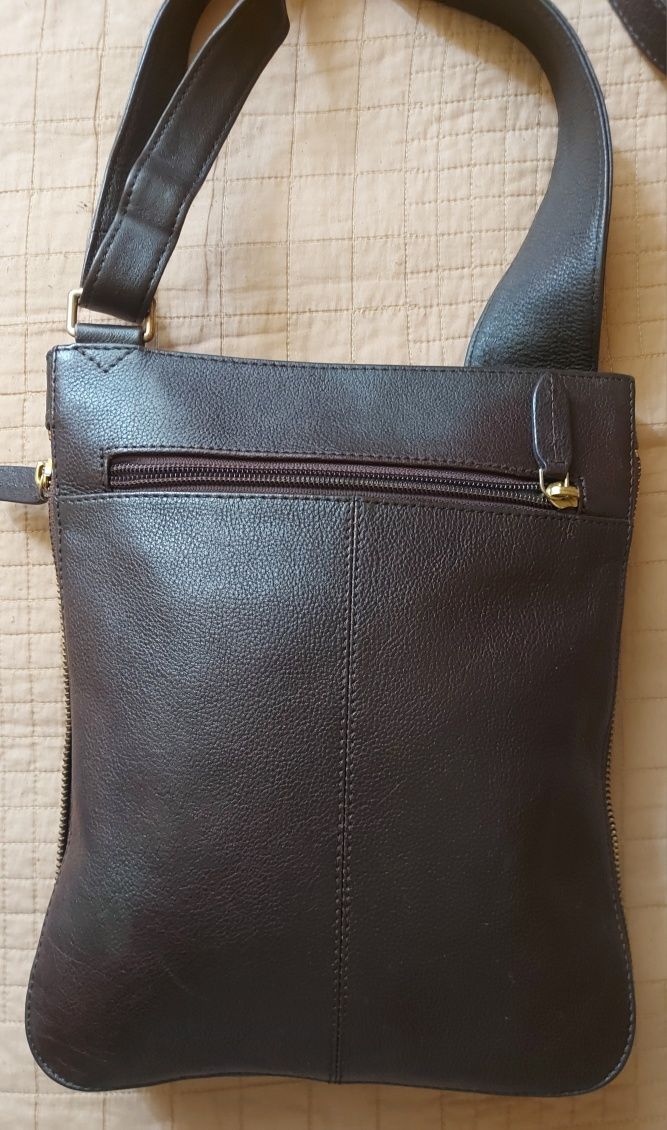 Radley London torebka listonoszka brązowa skórzana skóra naturalna