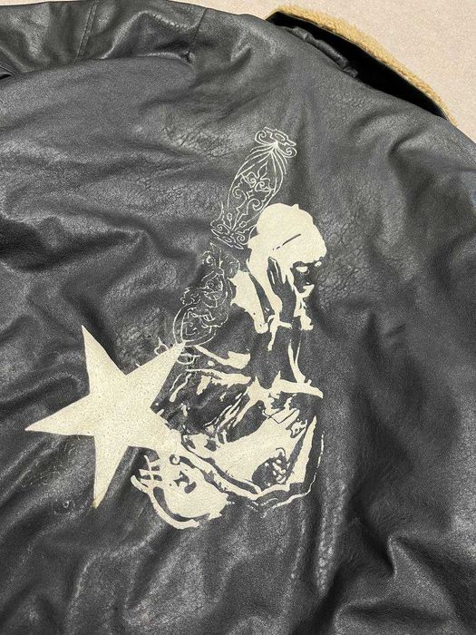 Вінтажний Бомбер MA - 1 Шкіряний Чоловічий Чорний Alpha Industries XL