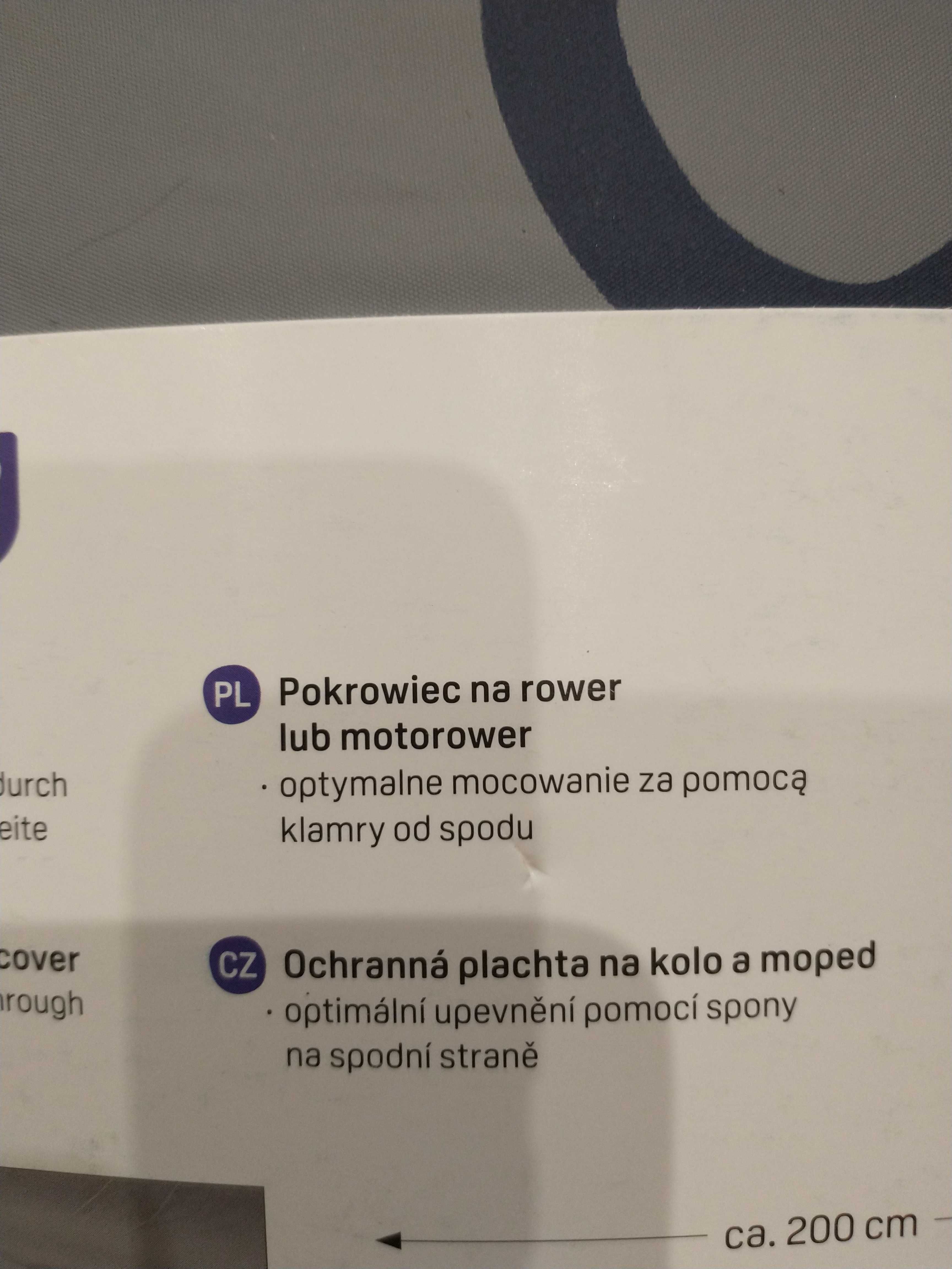 Pokrowiec na rower lub motorower