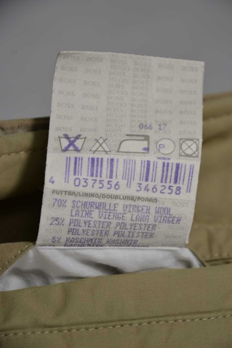 HUGO BOSS Trench Płaszcz Męski 58 Oryginalny Super Stan Bawełna