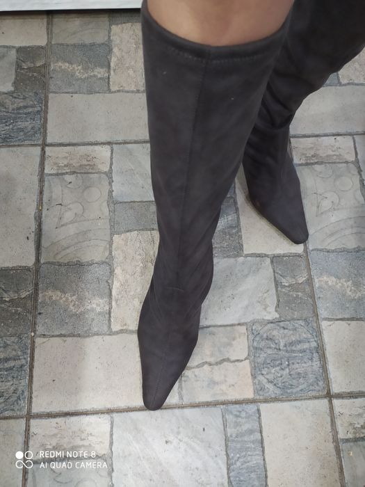 Чоботи козаки,ковбойки (шкіра),чулки,