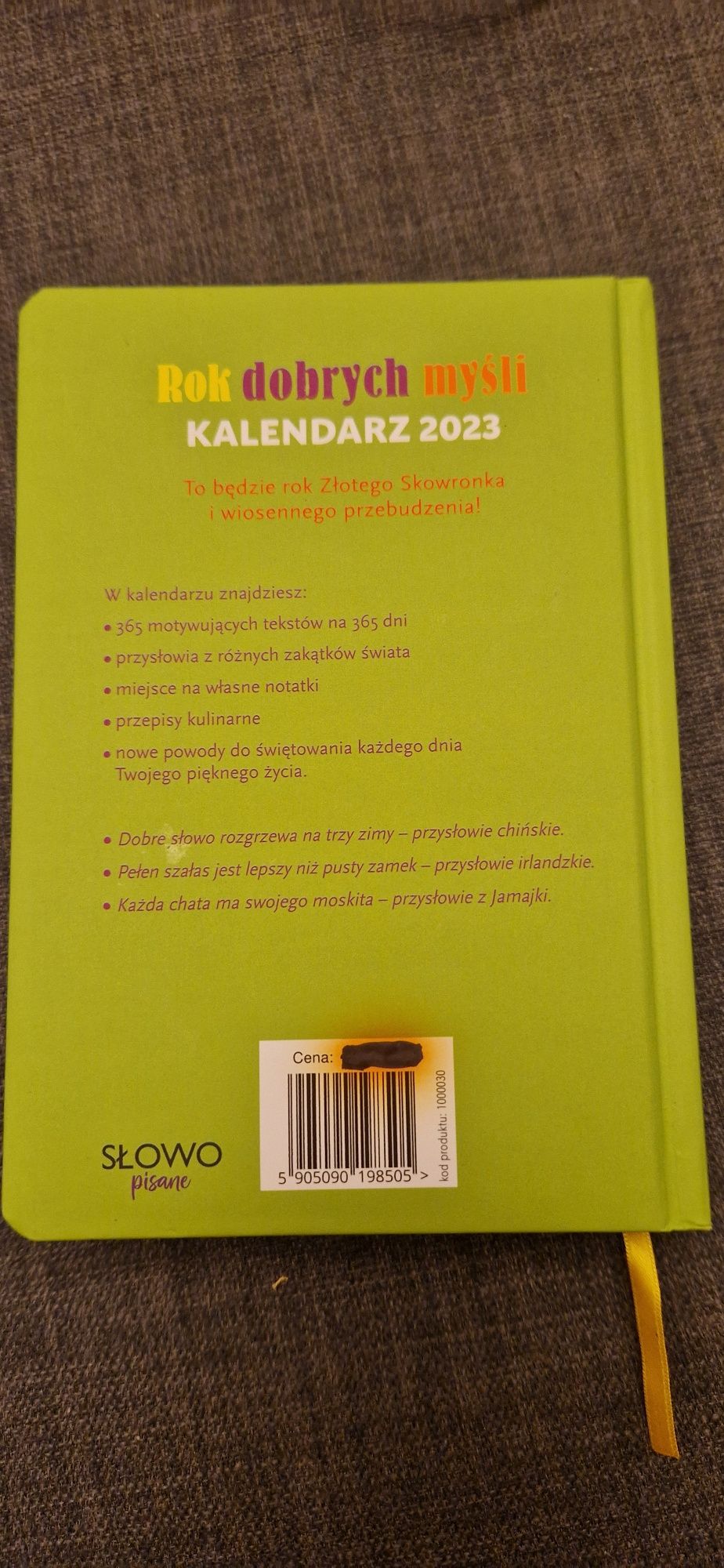 Rok dobrych myśli kalendarz 2023 Beata Pawlikowska