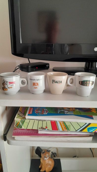 Chávenas de café para coleção