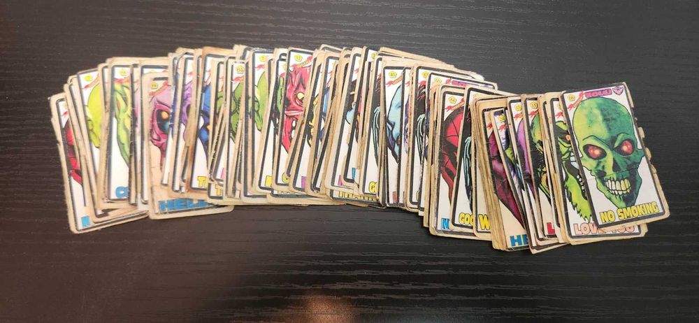 Наклейки, наклейка з 90-иг Iskeletor Kolej №1. 100 штук