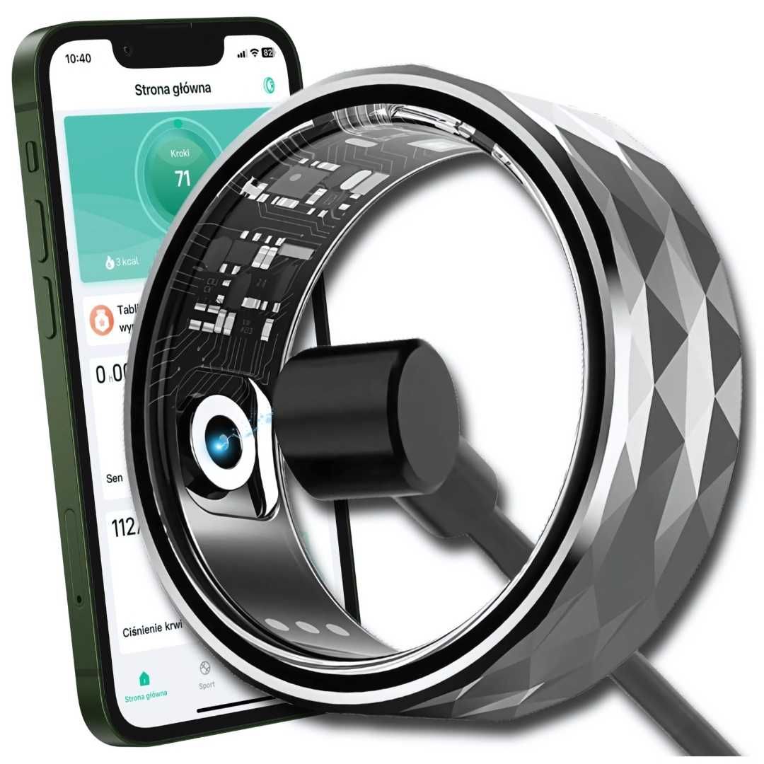 Smart Ring Inteligentny Pierścionek Sen Tętno Rozmiar 25 Smartring
