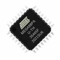 Microchip 125 шт Atmel ATmega88PA-AUR на стрічці у запечатаній бабині