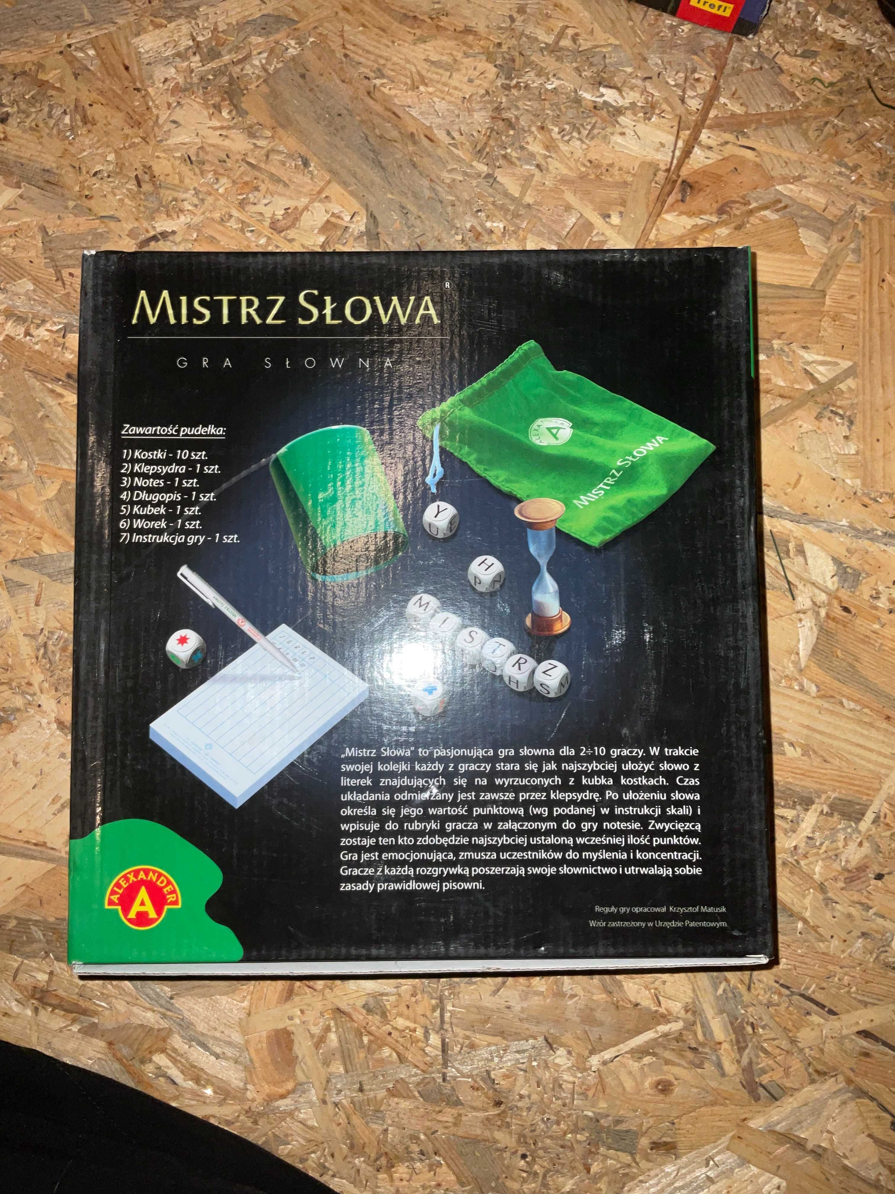 Mistrz Słowa gra planszowa