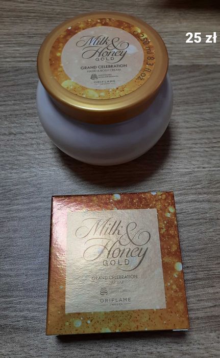 Milk & Honey Gold krem do ciała i rąk, mydło w kostce