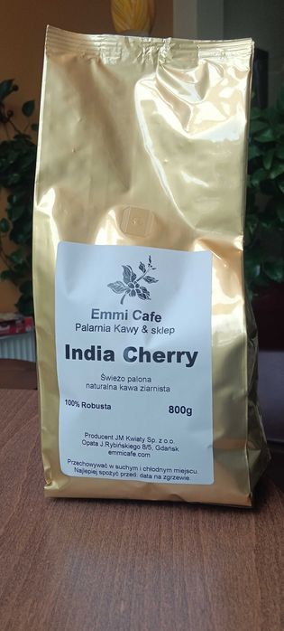 Kawa ziarnista Robusta 800g (India Cherry AA) 800g
