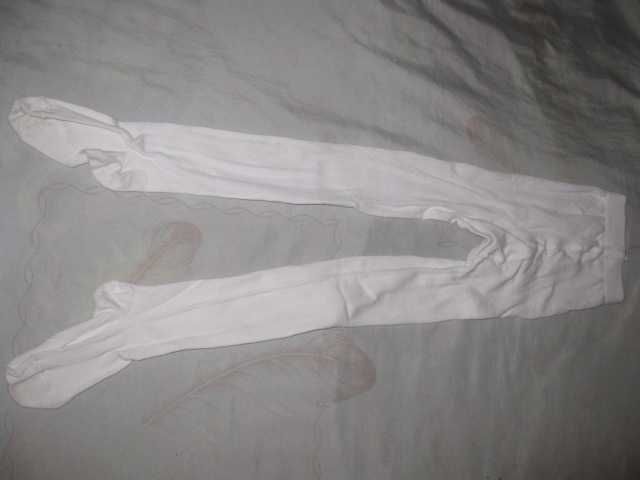 Новогодний костюм Штаны Пират Черт Белые колготы на утреник р. 116-128