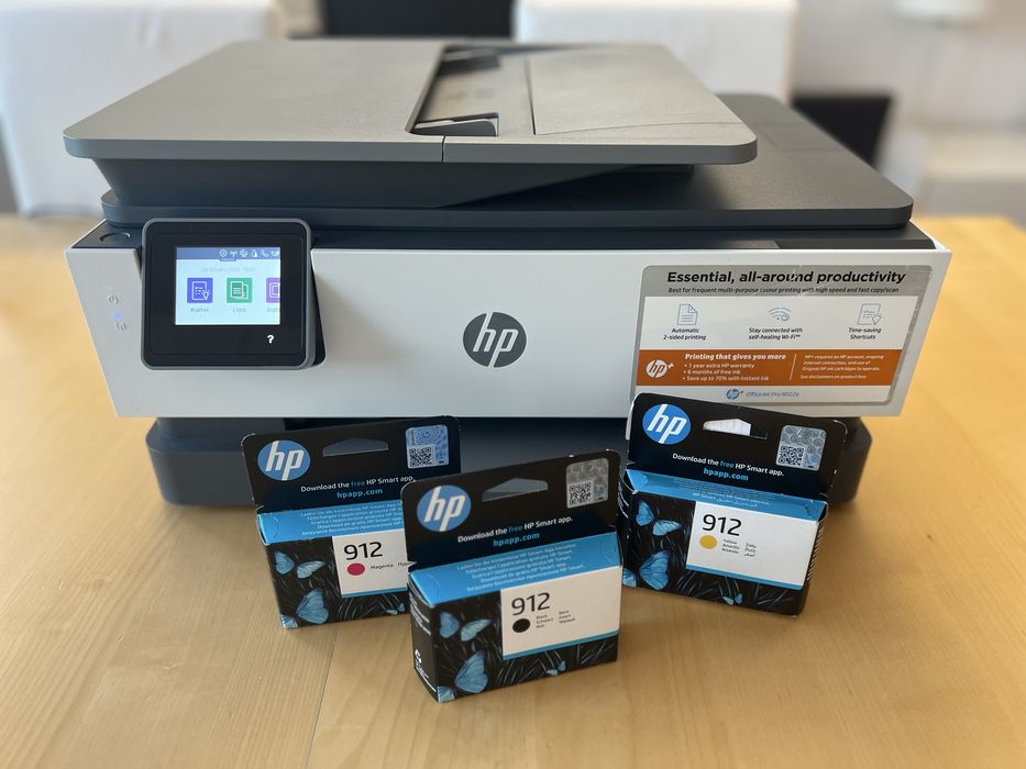 Impressora HP OfficeJet Pro multifuncoes + tinteiros originais