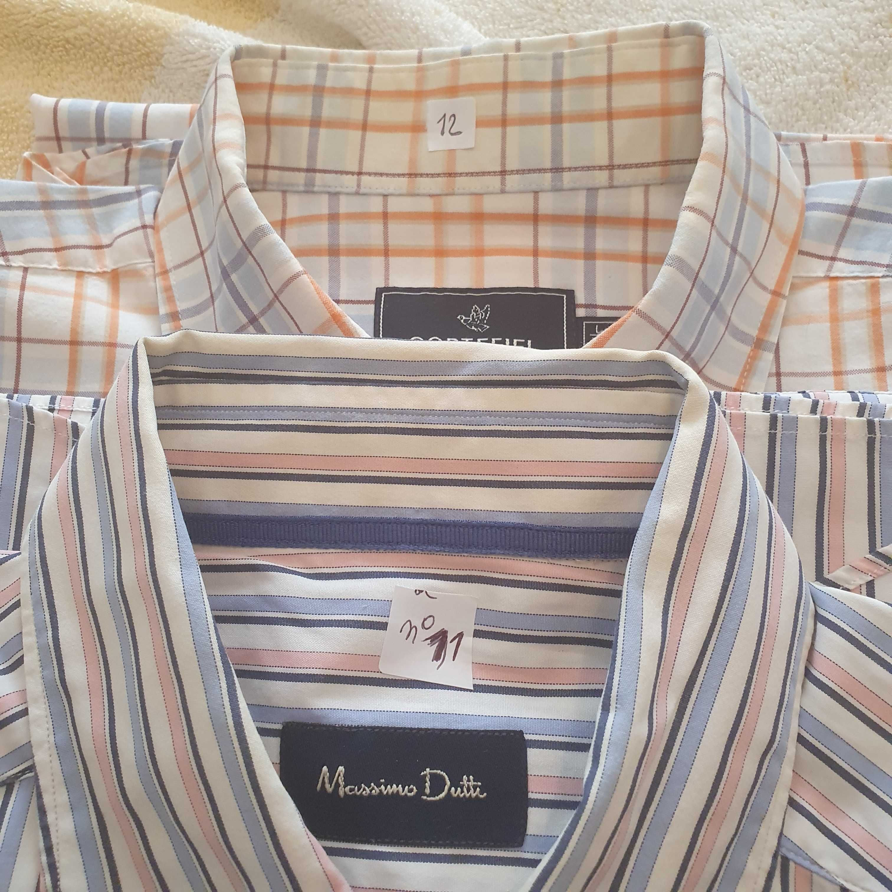 Camisas manga comprida e curta de homem