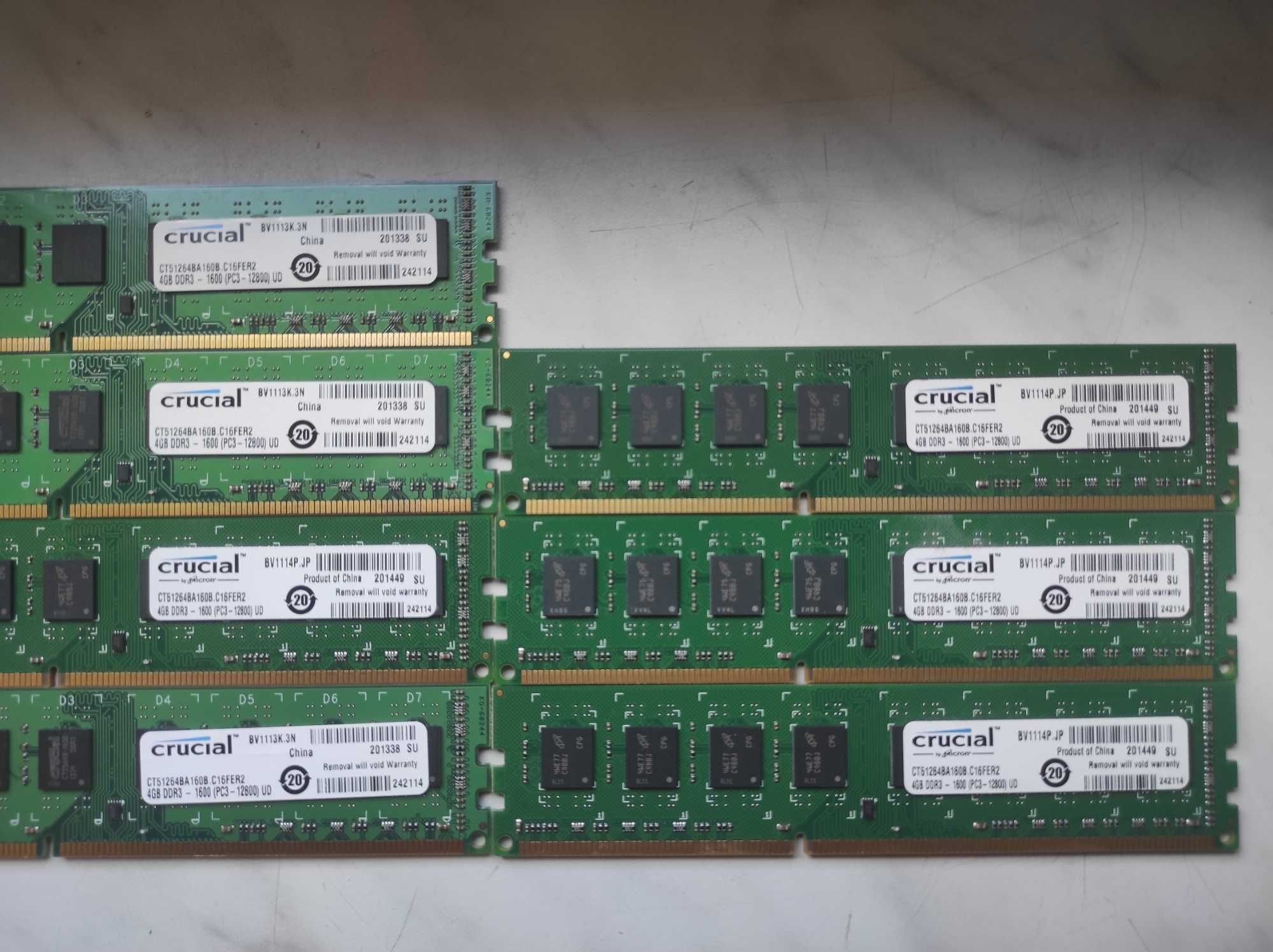 Pamięć RAM DDR3 4GB Różne rodzaje (cena za 1 szt.)