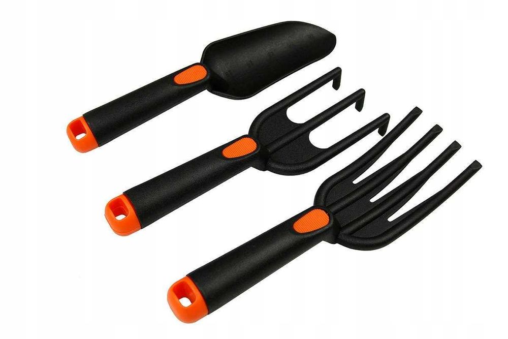 STOŁEK OGRODOWY 2w1 Krzesło Taboret Klęcznik Zielone + Narzędzia