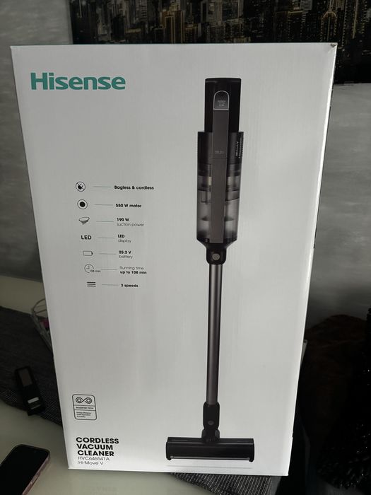 Odkurzacz Hisense nowy polecam dlugi czas pracy!!!