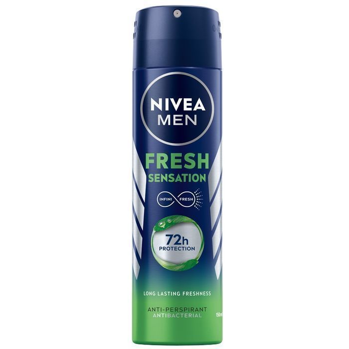 Nivea Men Fresh Sensation Antyperspirant Spray 150Ml (P1)