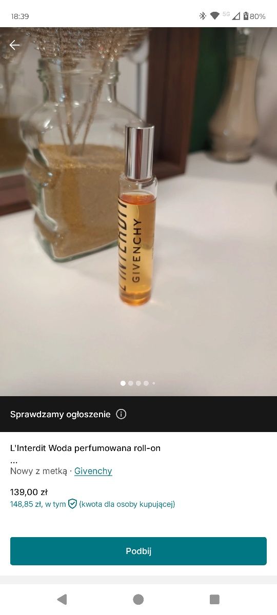 L'Interdit - Woda perfumowana roll-on 20 ml
