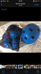 Protecoes e capacete crianca