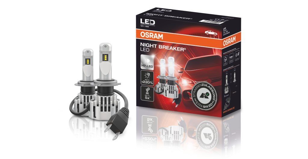 Osram H7-LED 12v 19w 6000k 1500lm żarówki samochodowe