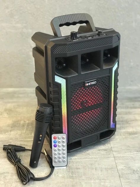 Портативная колонка Kimiso QS-627 на 10 Вт, 1200 мА/ч с микрофоном