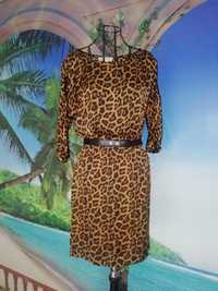 Vestido Michael Kors padrão leopardo