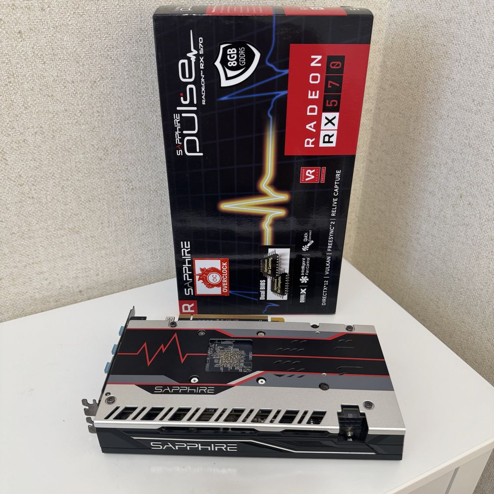 Як нова! Rx 570 8Gb Saphire відеокарта