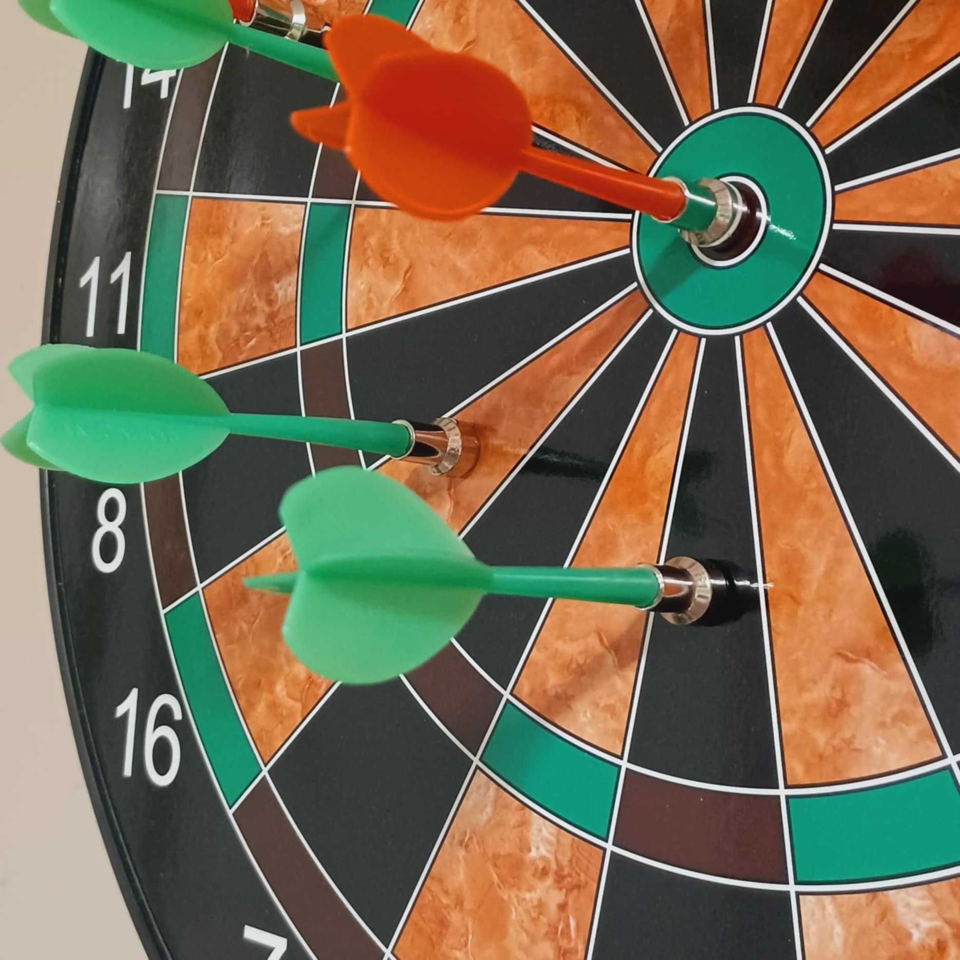 Tarcza do darta na magnes 41 cm z 12 lotkami