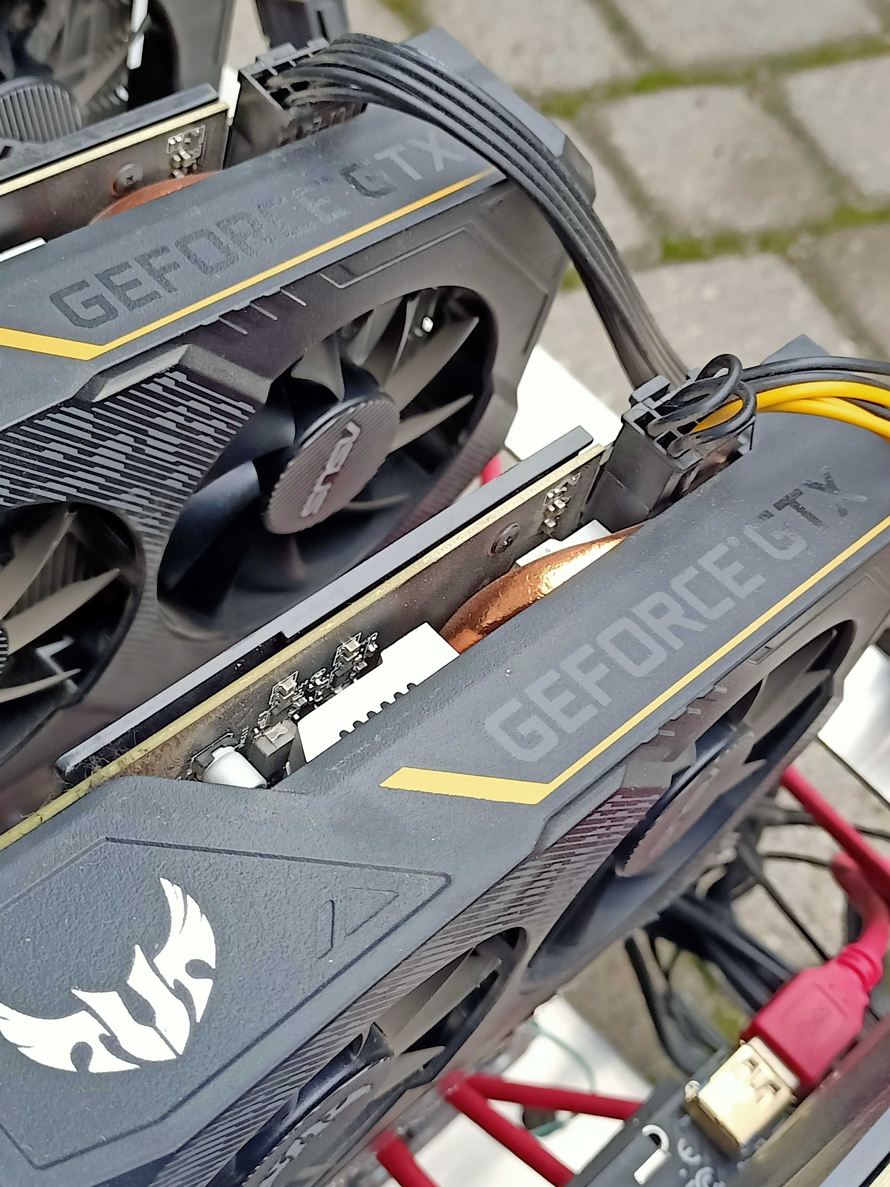 Koparka kryptowalut 6 x GTX 1660 TI, Ryzen 5 3600, B450-A Pro Max