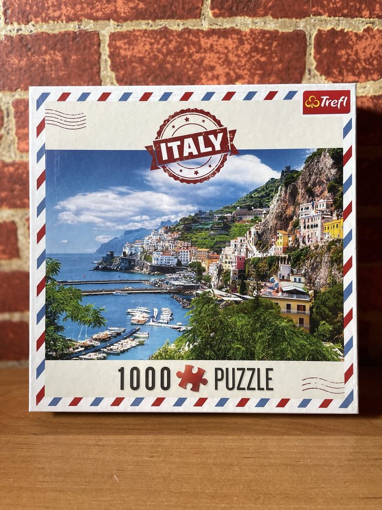 Trefl puzzle 1000el nowe w folii Włochy widok