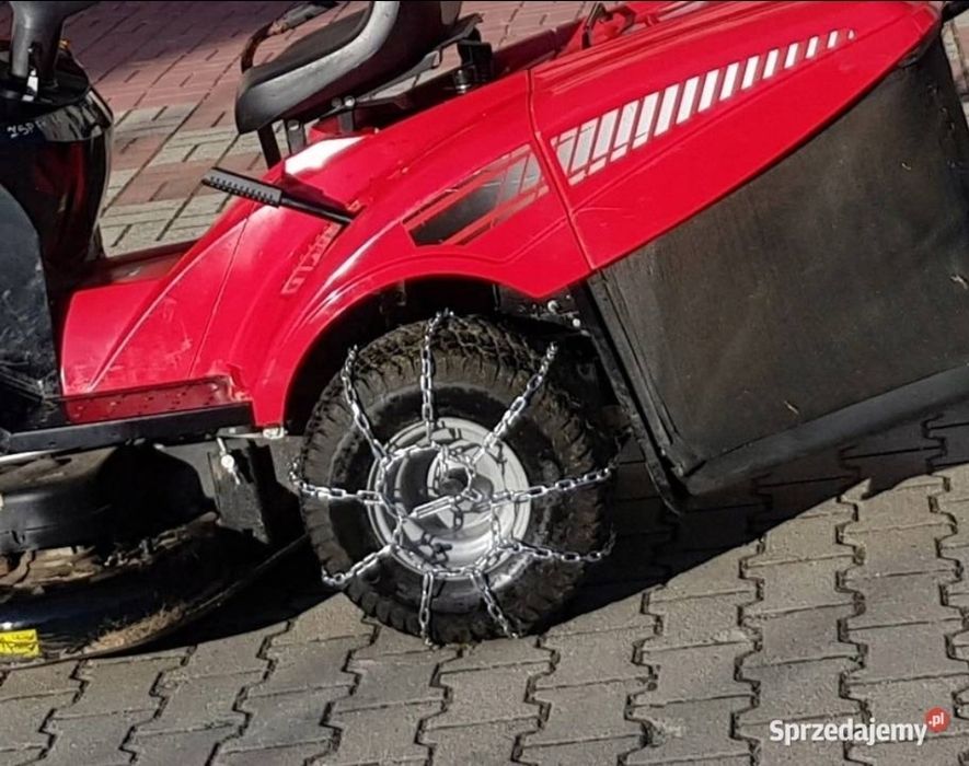 Łańcuchy sniegowe na koła kosiarka traktorek quad