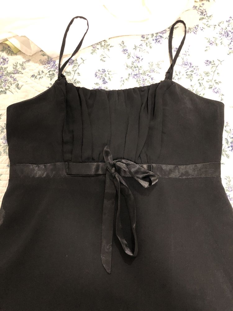 Vestido curto  de cerimónia Preto