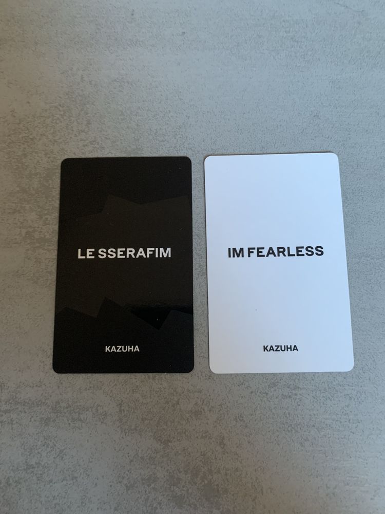 Le Sserafim Kazuha Fearless Album Photocards