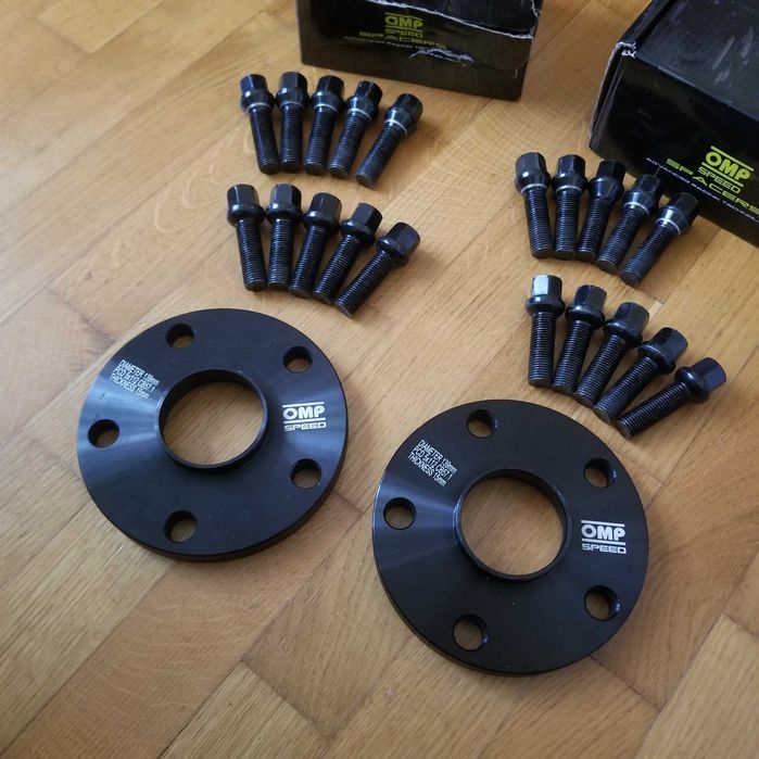 Проставки OMP болты 20шт AUDI WV SKODA SEAT LAMBORGHINI фирменные