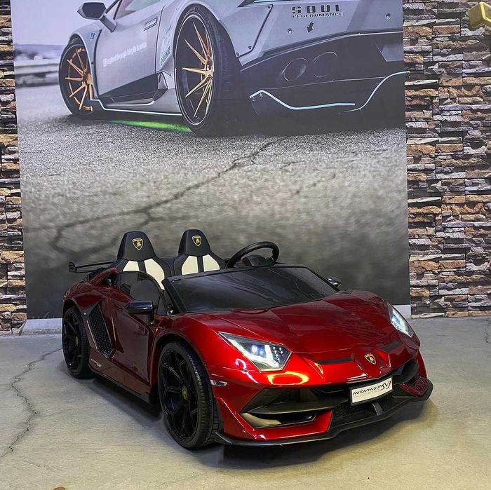 Lamborghini SVJ z funkcją DRIFT auto na akumulator SX2028 czerwony