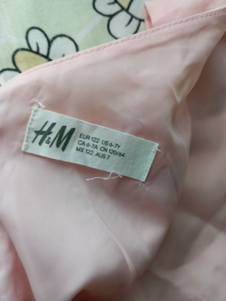Платтячко рожевого кольору святкове H&M на ріст 122,олх доставка