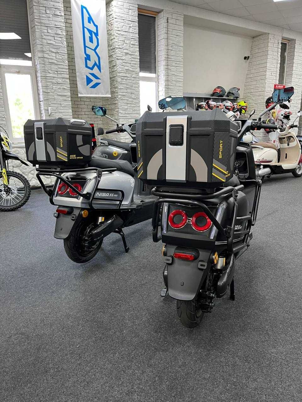 Электроскутер NISA K6 PRO Запас 110км, 2квт