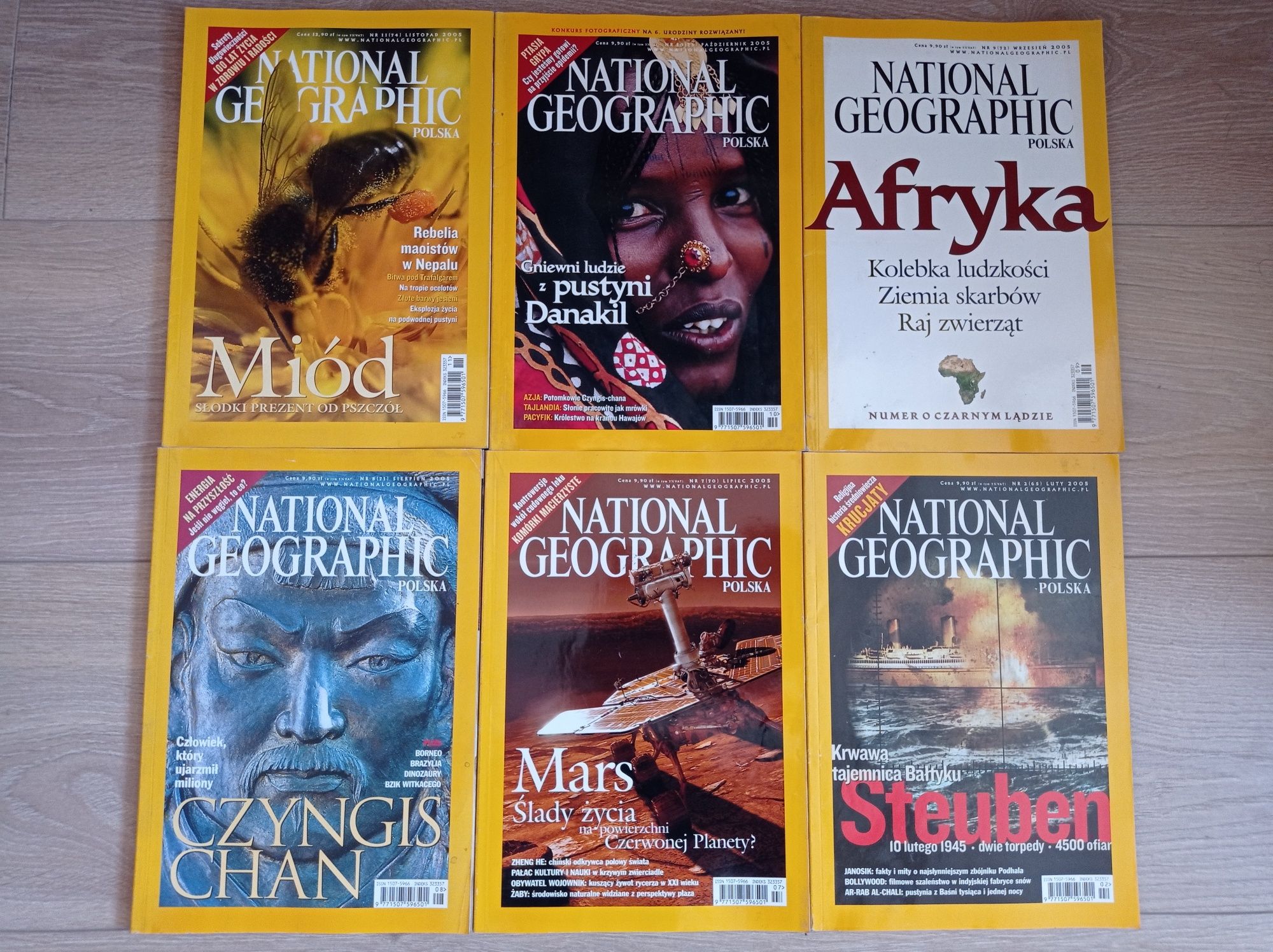National Geographic cena za 37 numerów z lat 2000r.-2006
