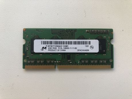 Оперативная память 2GB DDR3 So-Dimm PC3L-12800S