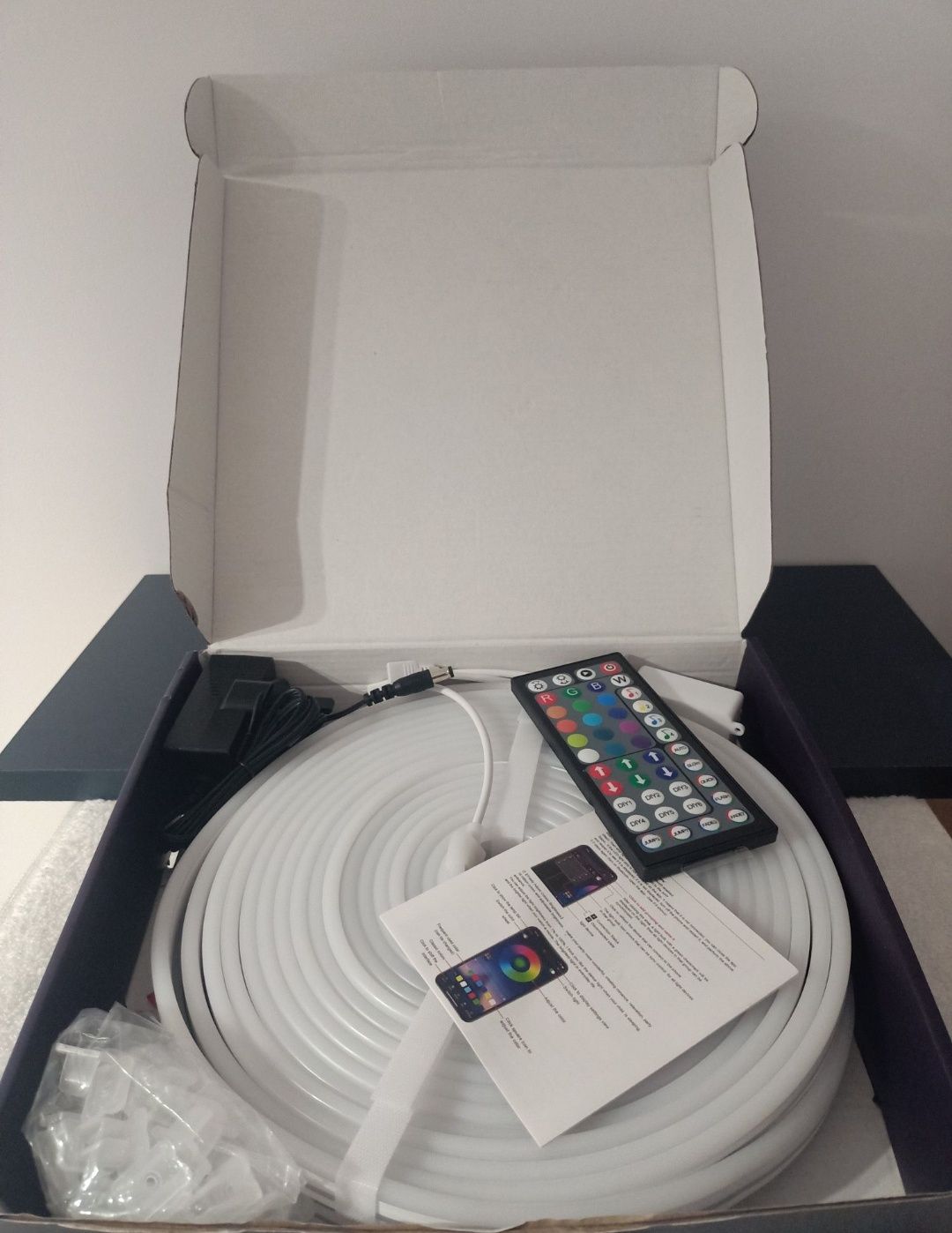 AILBTON 15m Led Neonowe Liny Światła, Elastyczne taśmy Światła Led