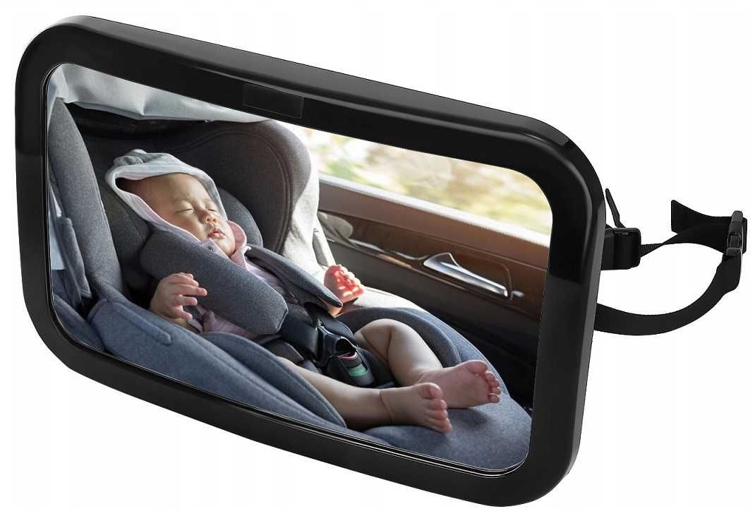 Duże lusterko do obserwacji dziecka w samochodzie ** Video-Play