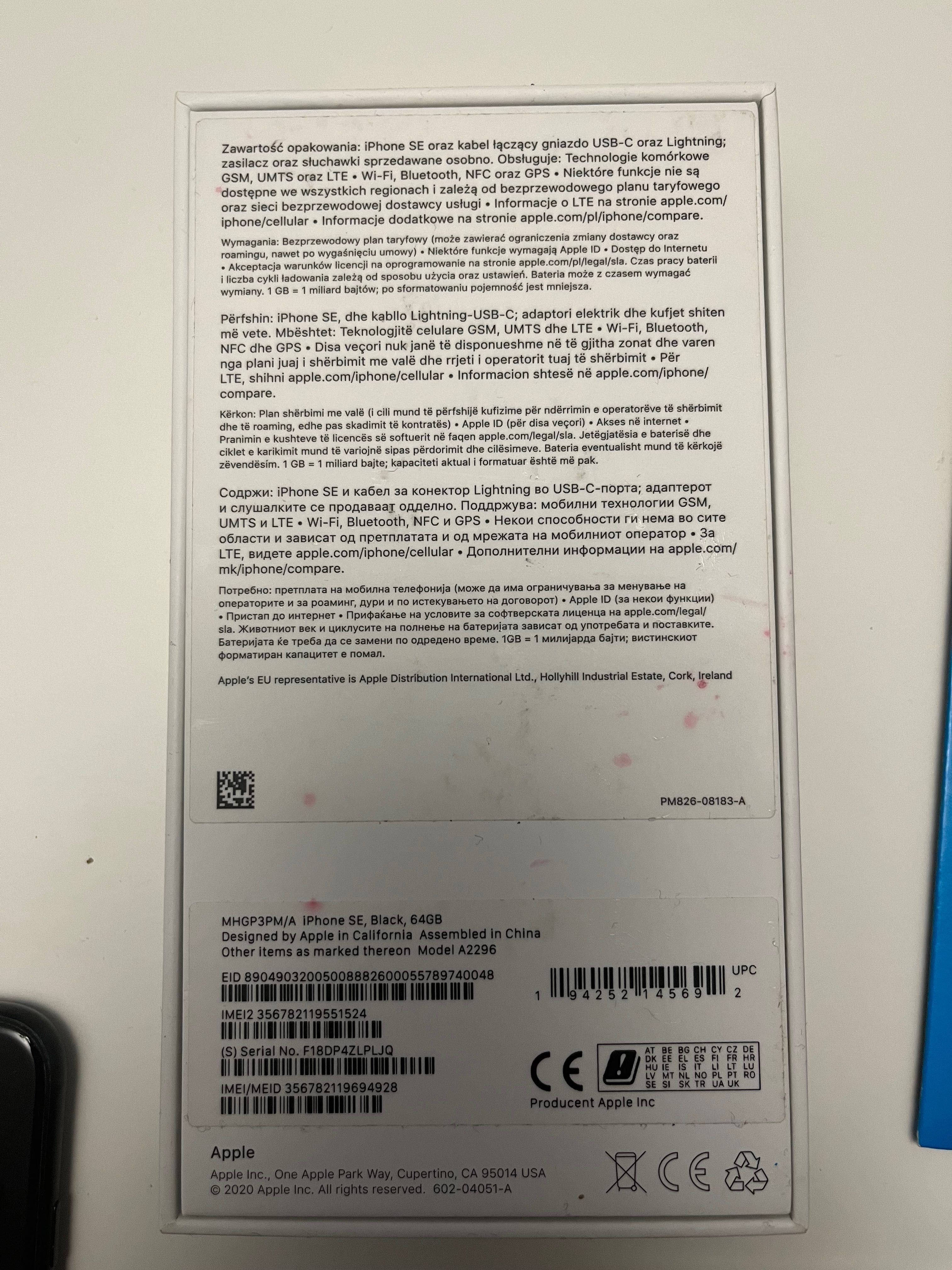 IPhone se 2020 64gb Stan Wizualny Idealny