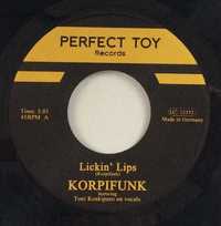 Vinyl SP Lickin' Lips / Raindogs Korpifunk ft Tom Koskipuro 45RPM nowy