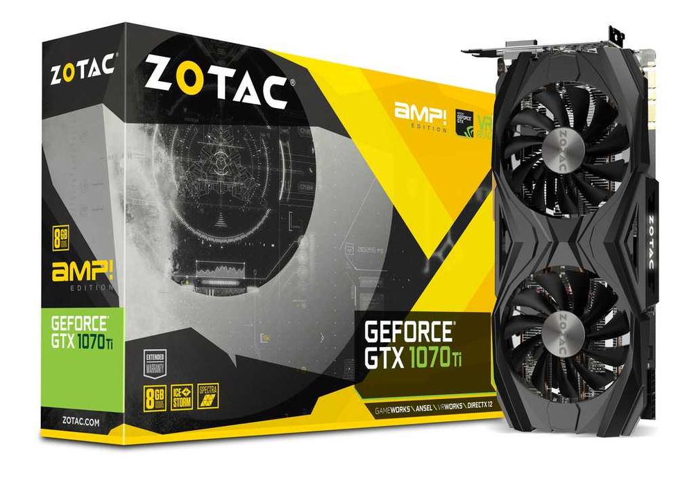Placa Gráfica ZOTAC GeForce® GTX 1070 Ti AMP Edition 8Gb