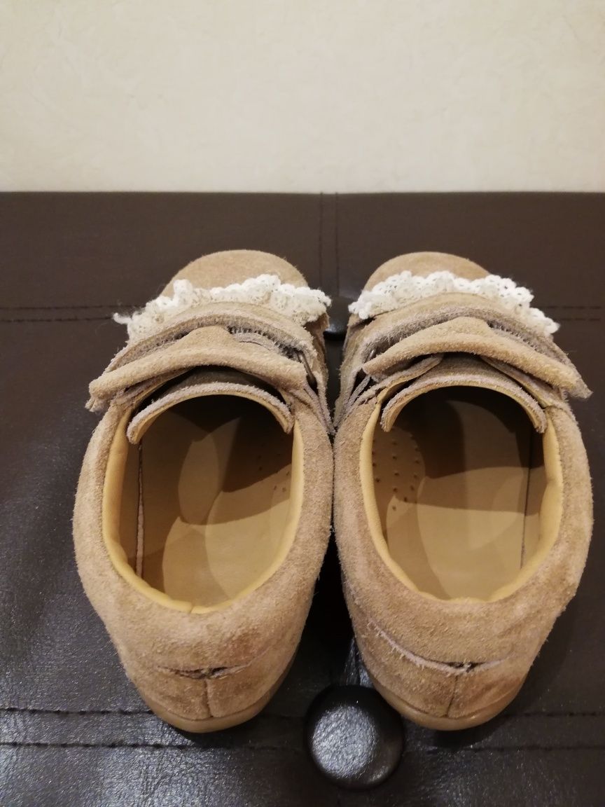 Sapatos de criança em pele "Carneira"