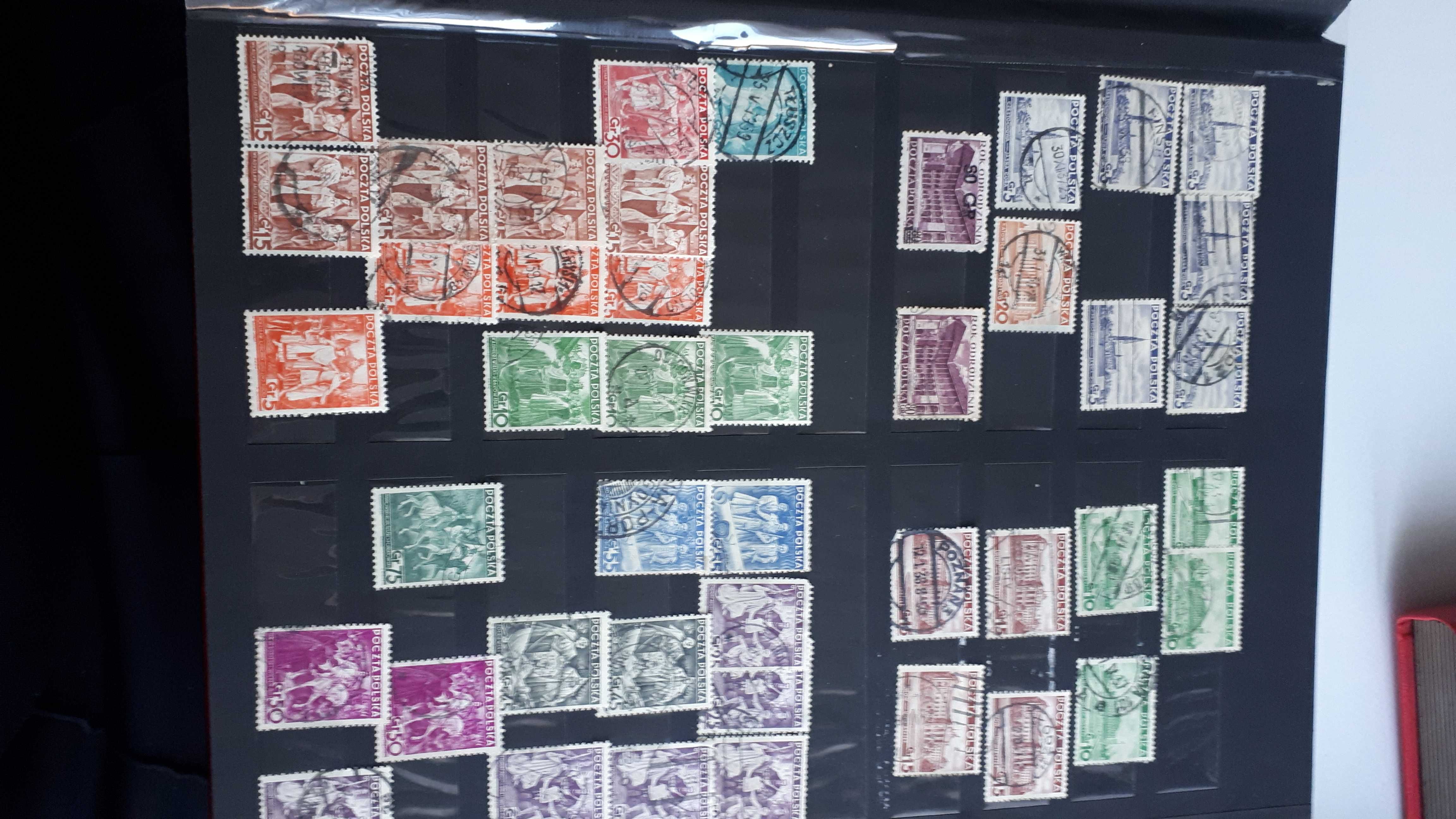Znaczki pocztowe stare 6 klaserów