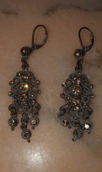 Brincos bijuteria imitação antigo